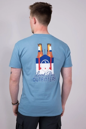 anniversary Local Boy Ultra Sixer T-Shirt for Men in Blue | L1000538-SLATE