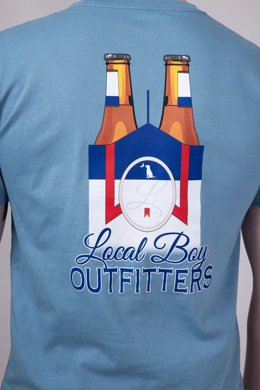 Local Boy Ultra Sixer T-Shirt for Men in Blue | L1000538-SLATE Comfortable All Day Wear