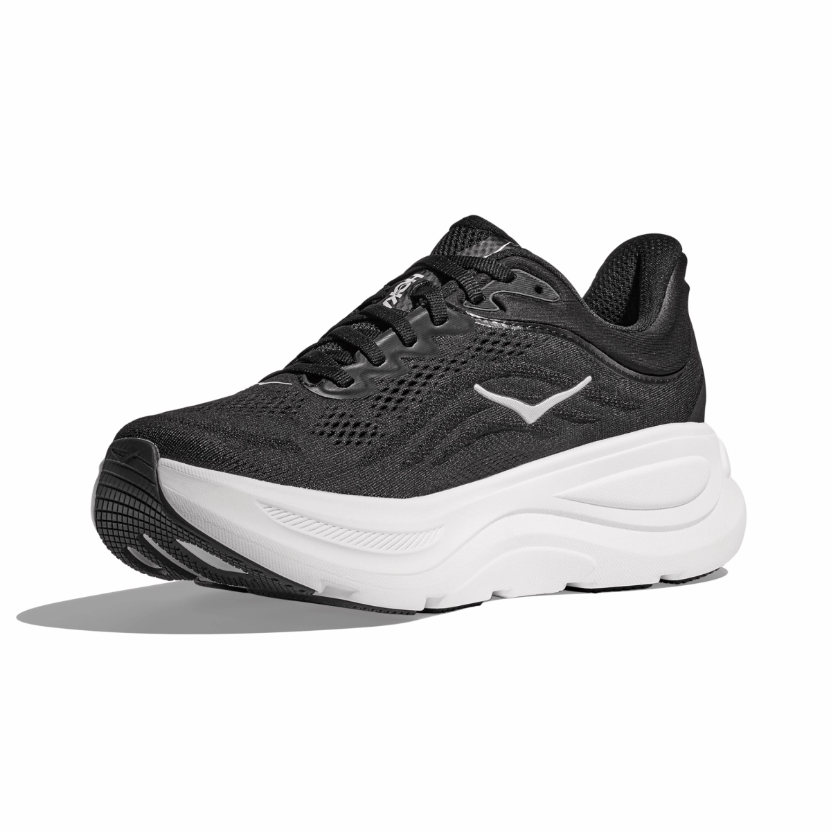 Hoka One One Men's Bondi 9 Black/White Fashion Trends Day Wear