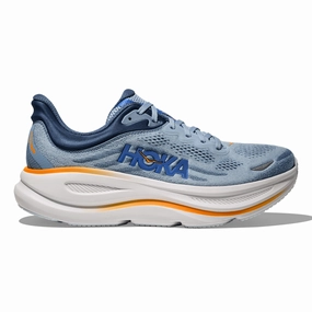 Hoka One One Men's Bondi 9 Drizzle/Downpour Flexible Traction