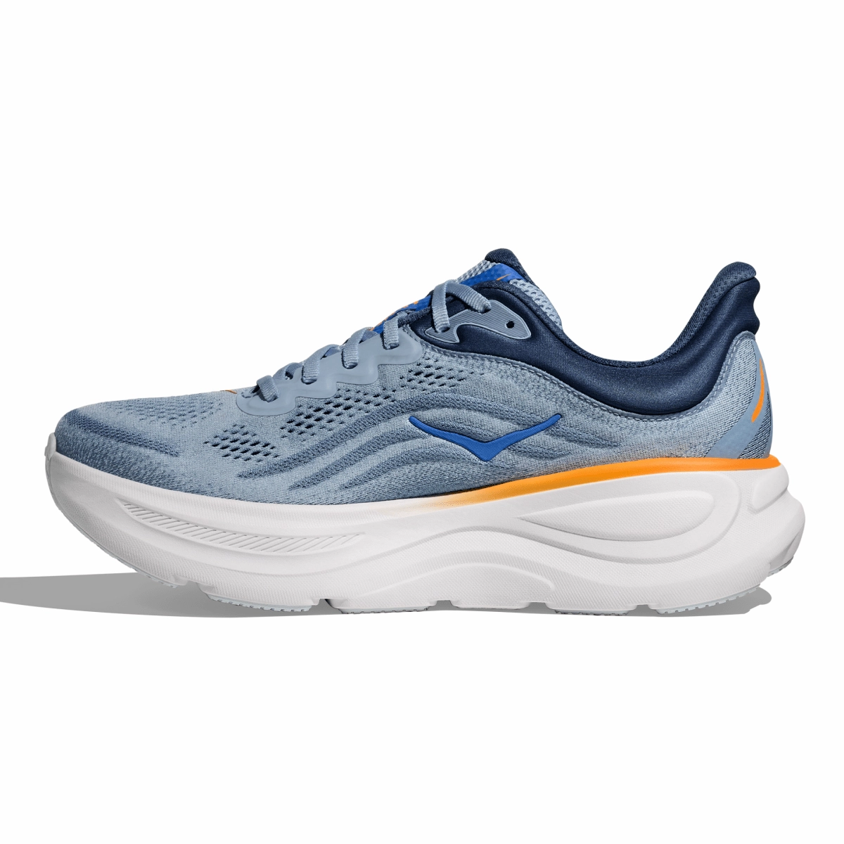 Anatomical Contour Shape Hoka One One Men's Bondi 9 Drizzle/Downpour