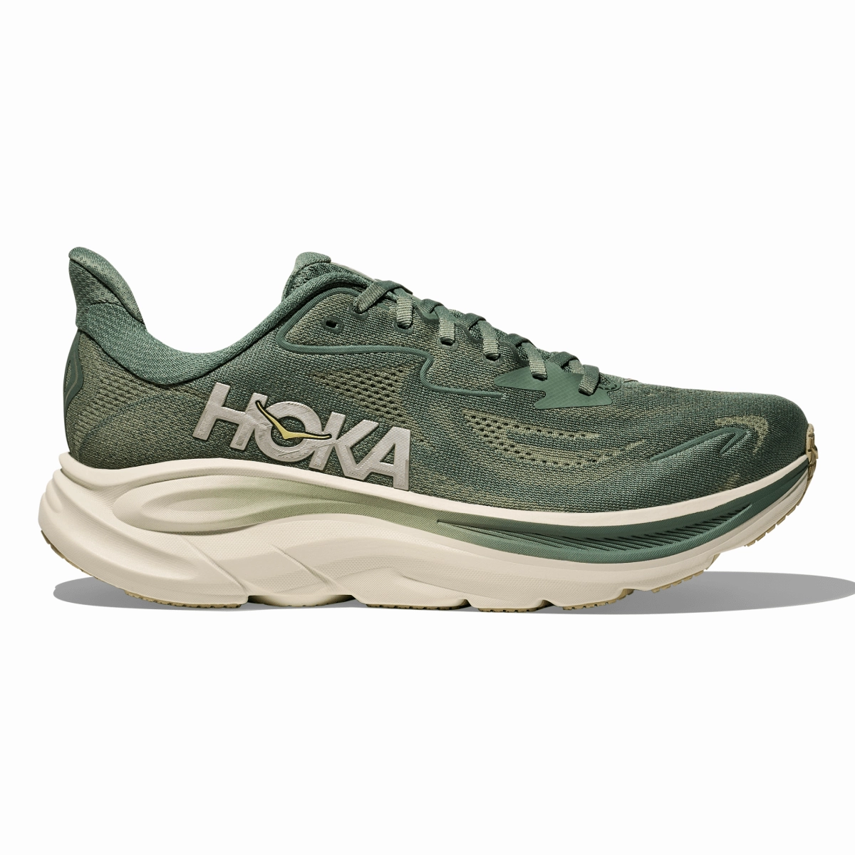 All-day arch Pressure Relief Zones Hoka One One Men's Clifton 10 Fern/Truffle Salt