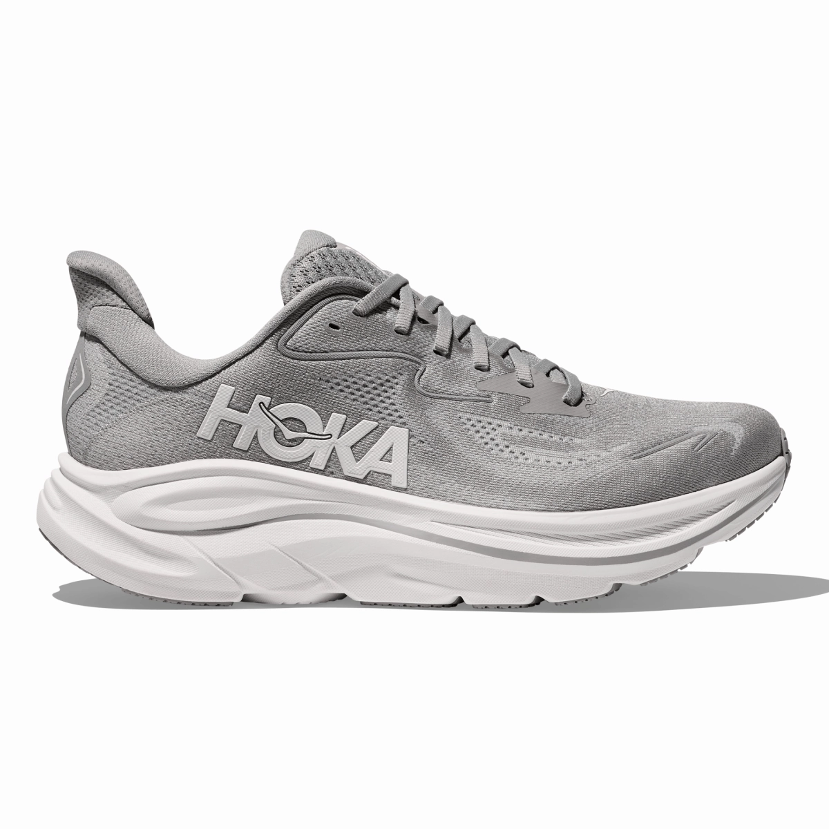 Odor Eliminating Hoka One One Men's Clifton 10 Stellar Grey/Stardust