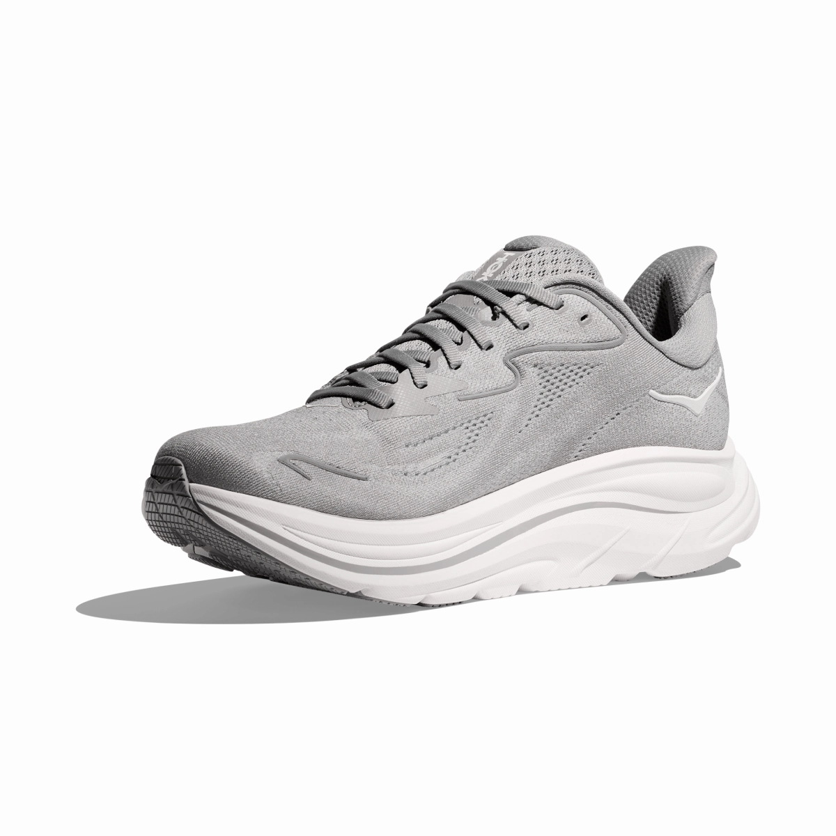 Hoka One One Men's Clifton 10 Stellar Grey/Stardust Ventilated Upper