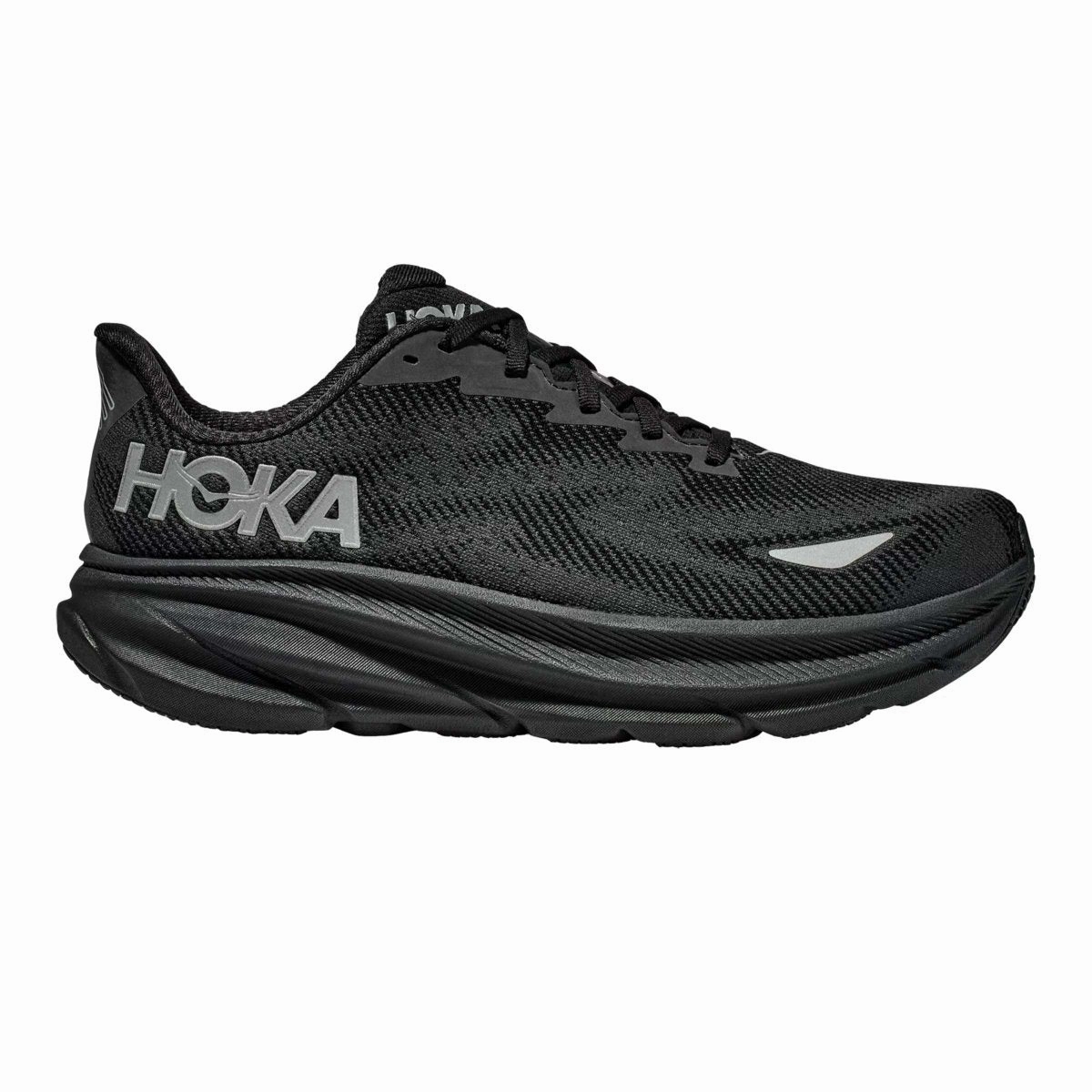 Hoka One One Men's Clifton 9 Black/Black Gore-Tex Quick Footwear Every Use