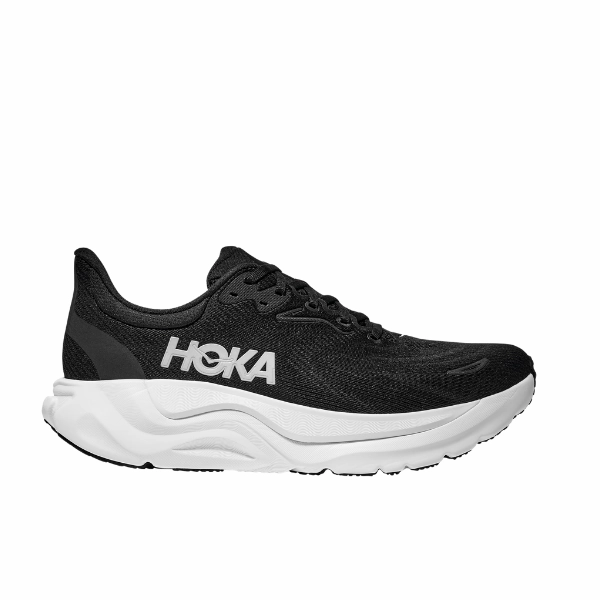 HOKA Women's Arahi 8 Wide Black/White Enhanced Impact Protection