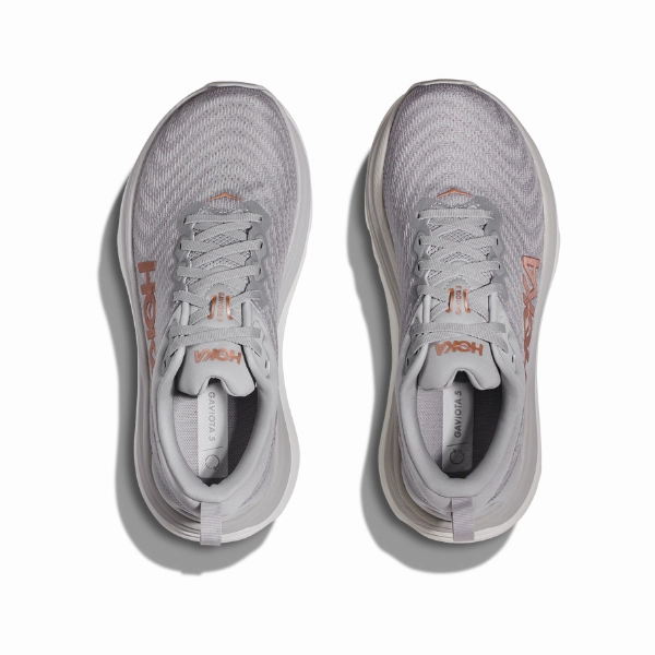 HOKA Women's Gaviota 5 Wide Harbor Mist/Rose Gold Ergonomic Last Shape