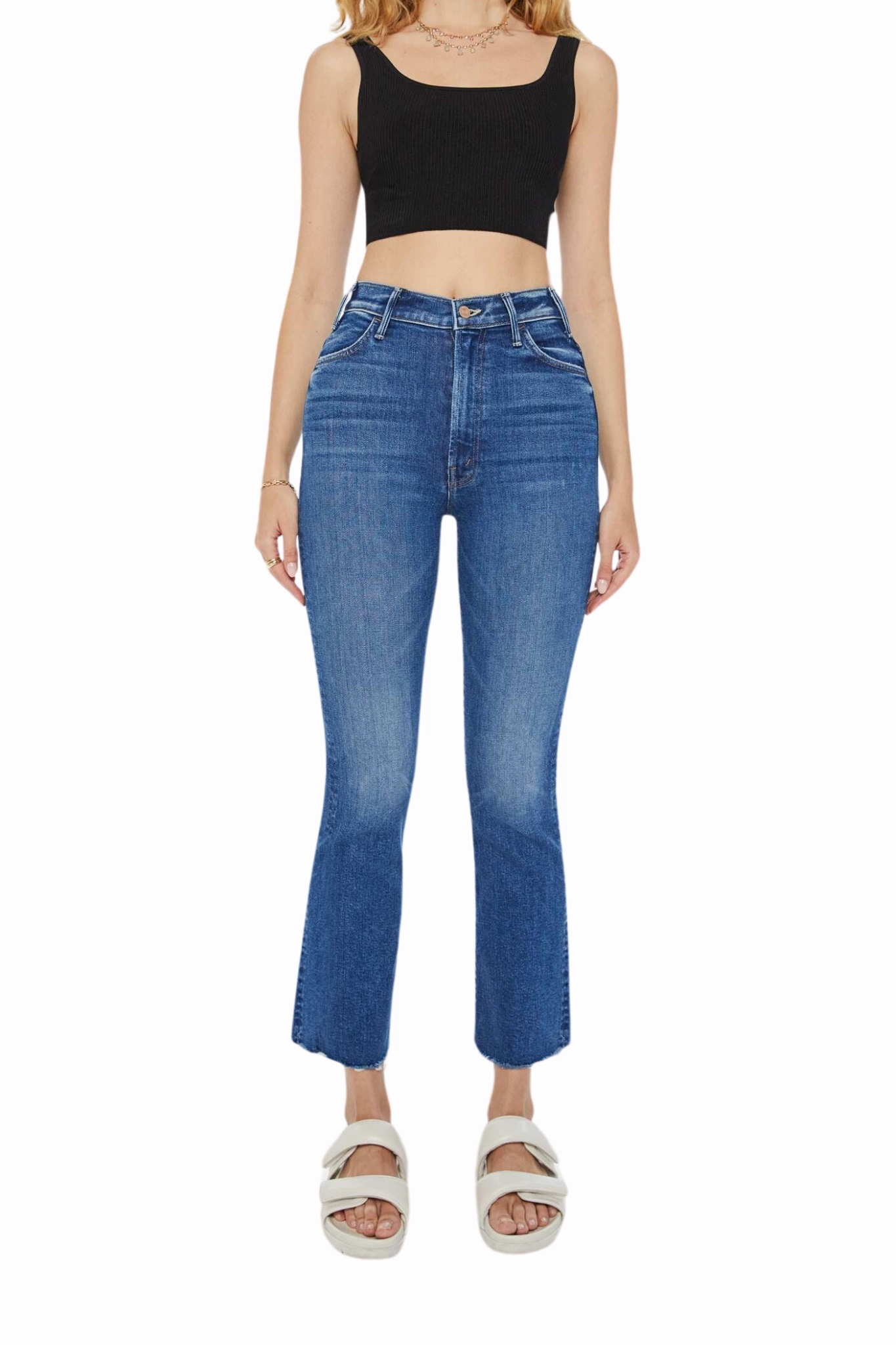 Compact Weave Technology Classic Wear Party Look Hustler Ankle Fray in Grasping at Straws