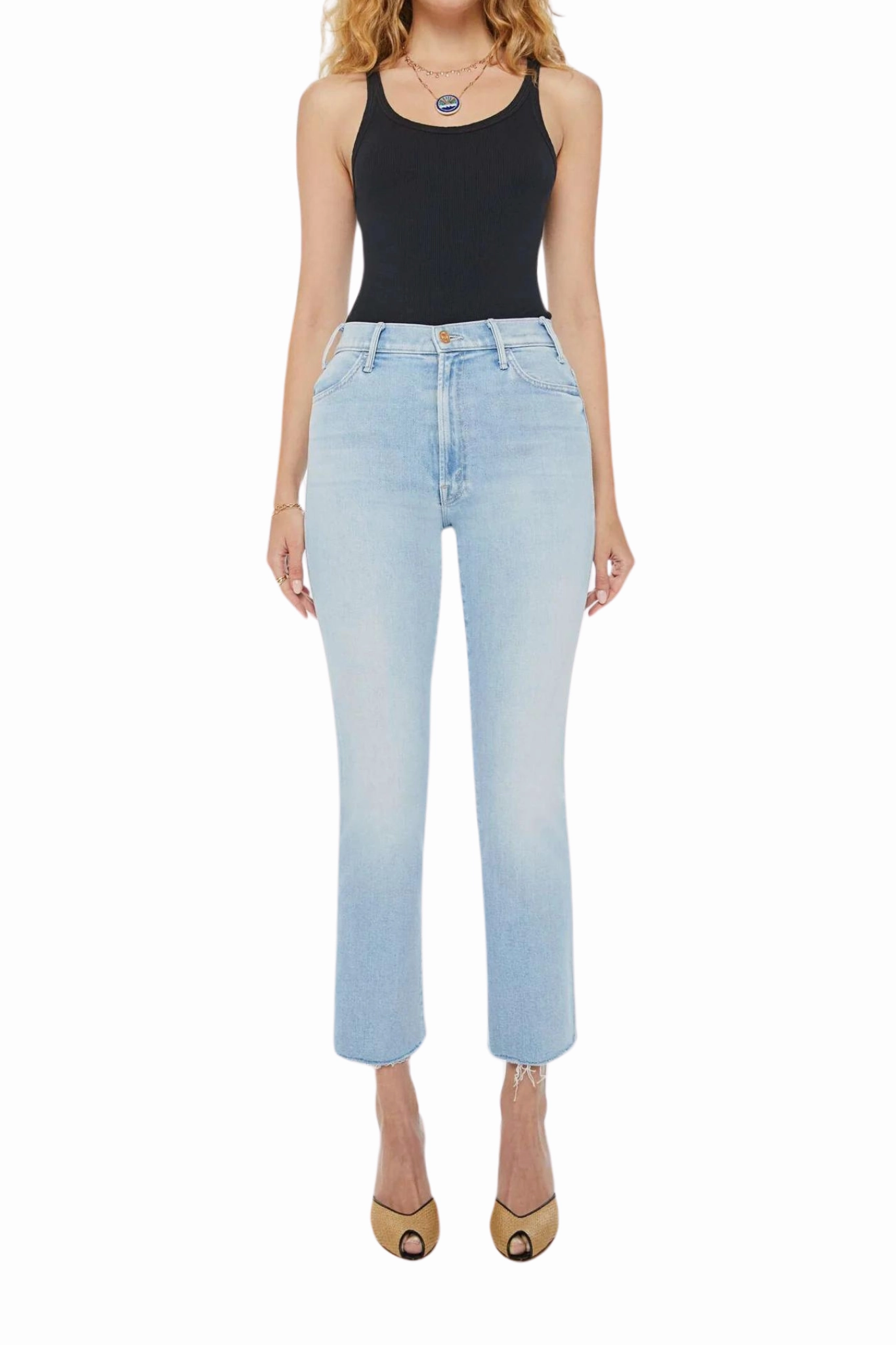 Spring Mood Bold Hustler Ankle Fray in Lost Art