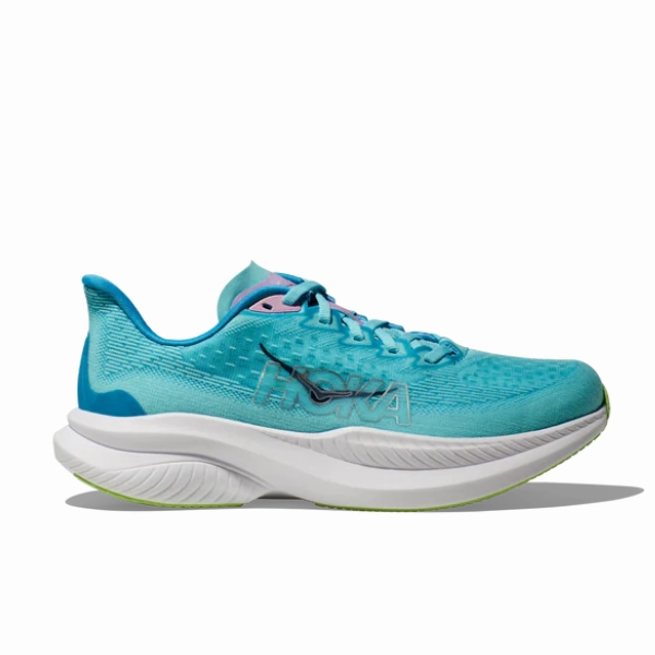 HOKA Women's Mach 6 (Medium Width) Teal short - distance runner's shoe alternative rough - surface shoes
