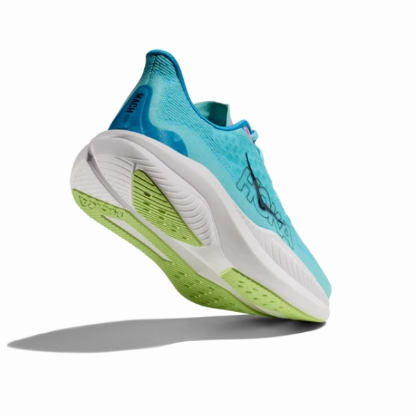Foot Security toe - box - roomy - design - spaciousness shoes HOKA Women's Mach 6 (Medium Width) Teal