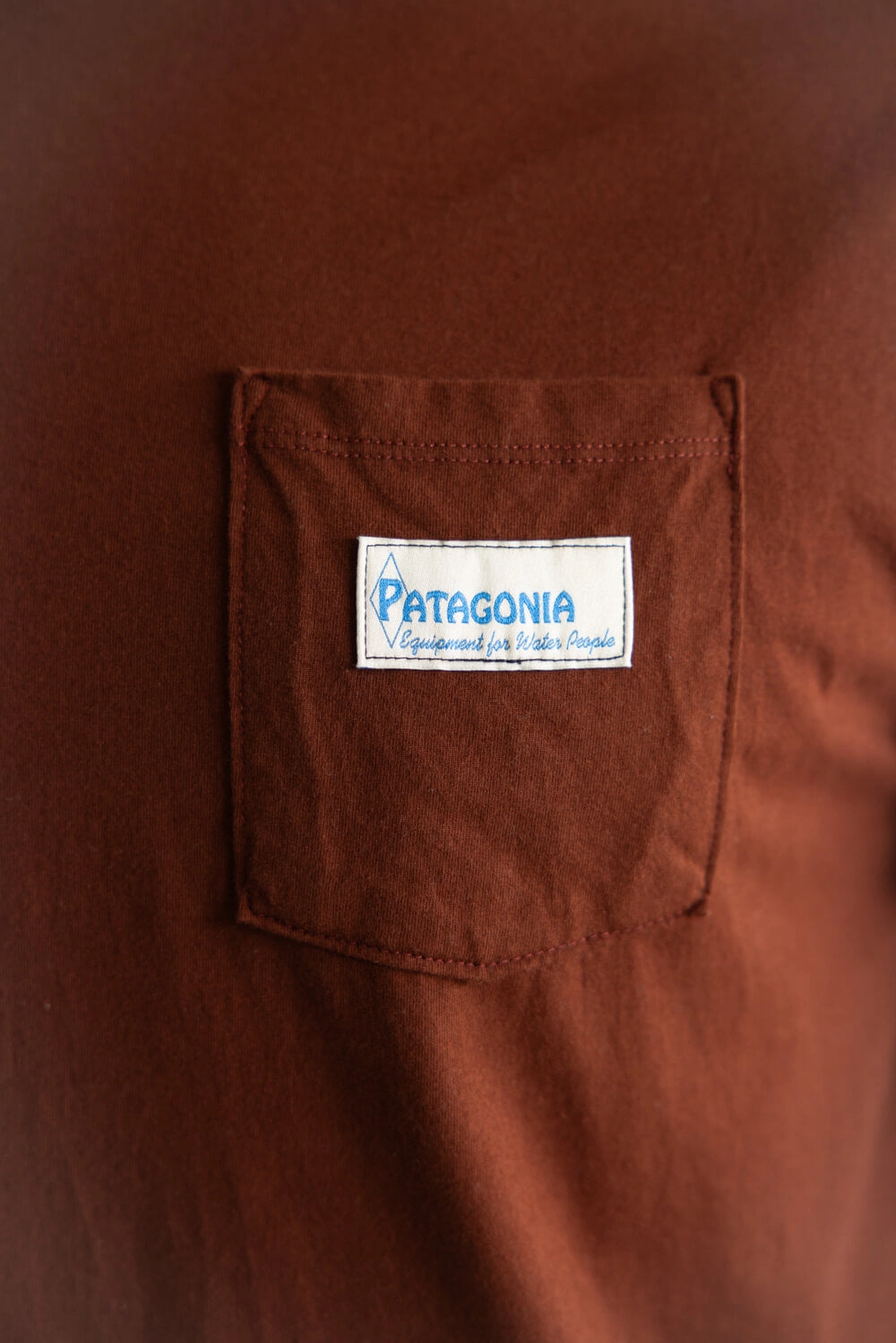 Tight Fit Patagonia Men??s Water People Pocket Graphic T-Shirt in Dried Vanilla | 37734-WBVA