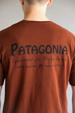 Patagonia Men??s Water People Pocket Graphic T-Shirt in Dried Vanilla | 37734-WBVA Elegant