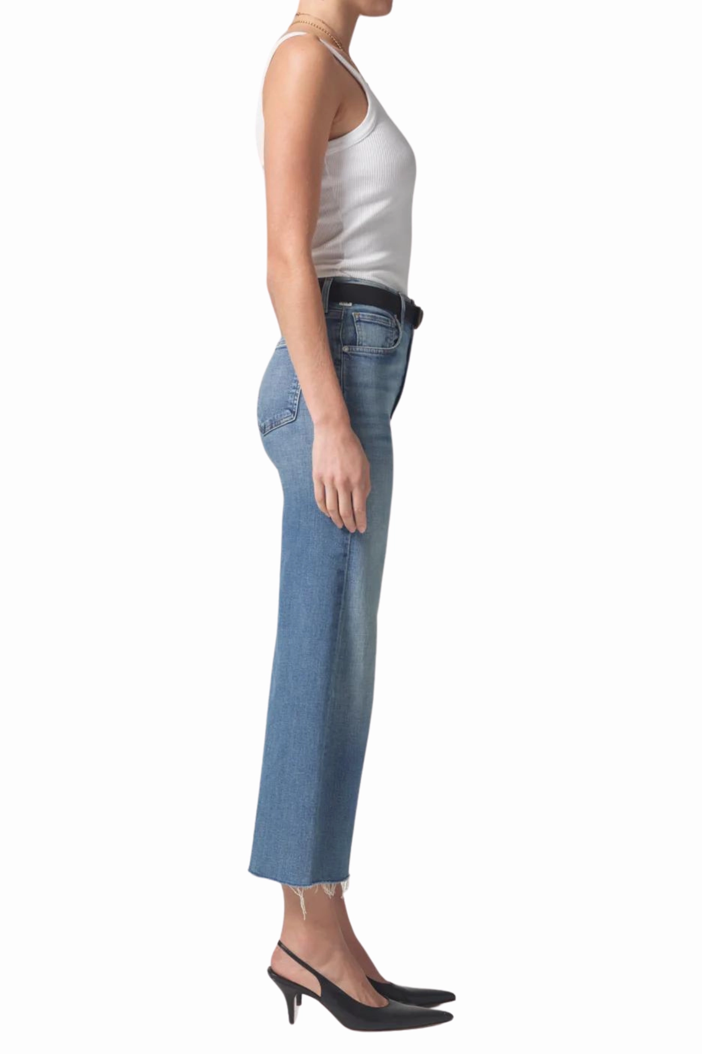 Traveler Gear Summer Vibes Fashion Lover Weekend Style Stretch Bold Look Lyra Crop Wide Leg in Abliss