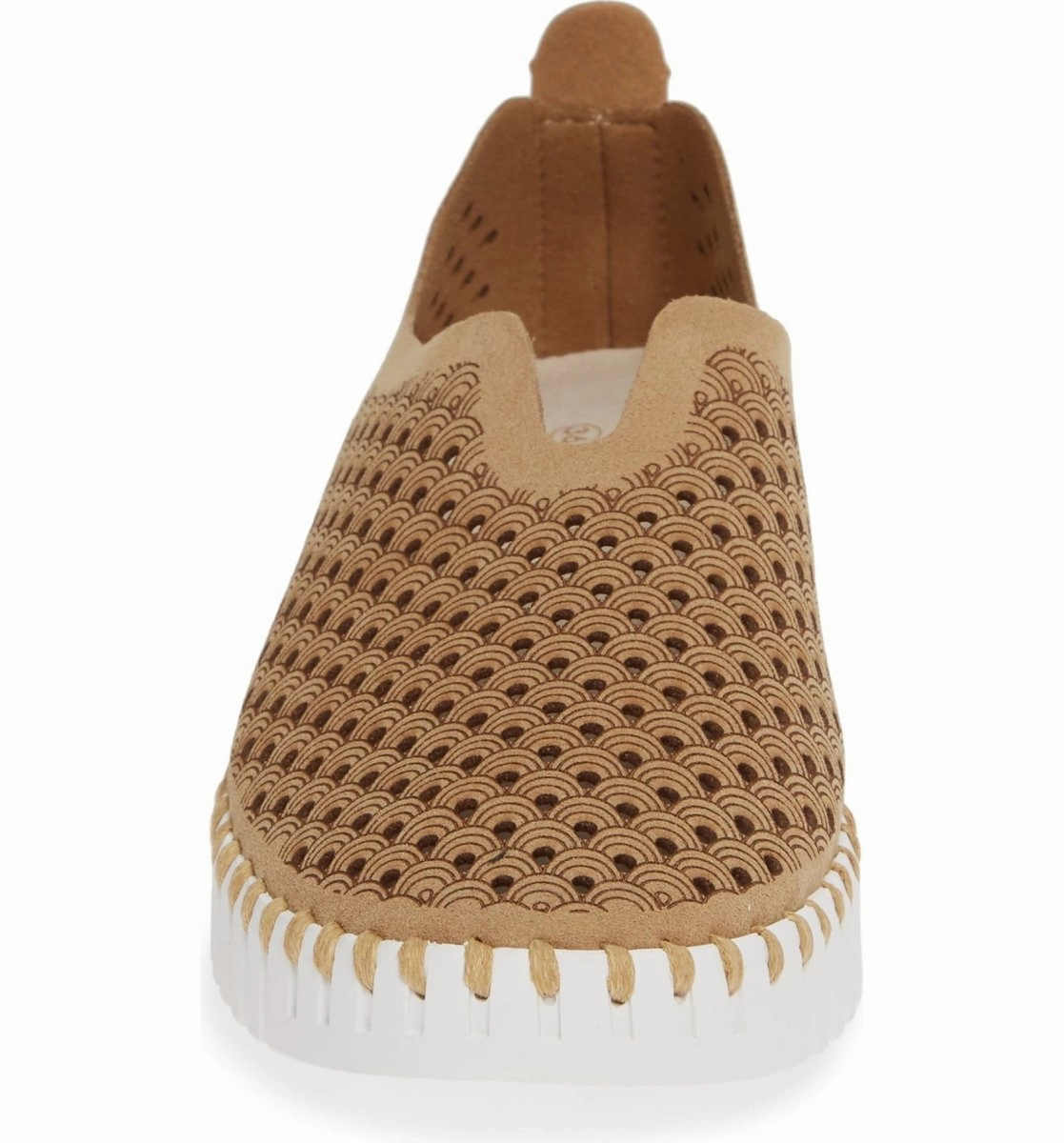Ilse Jacobsen Women's Tulip 139 Latte Perforated All Day Wear Comfort Light Bounce