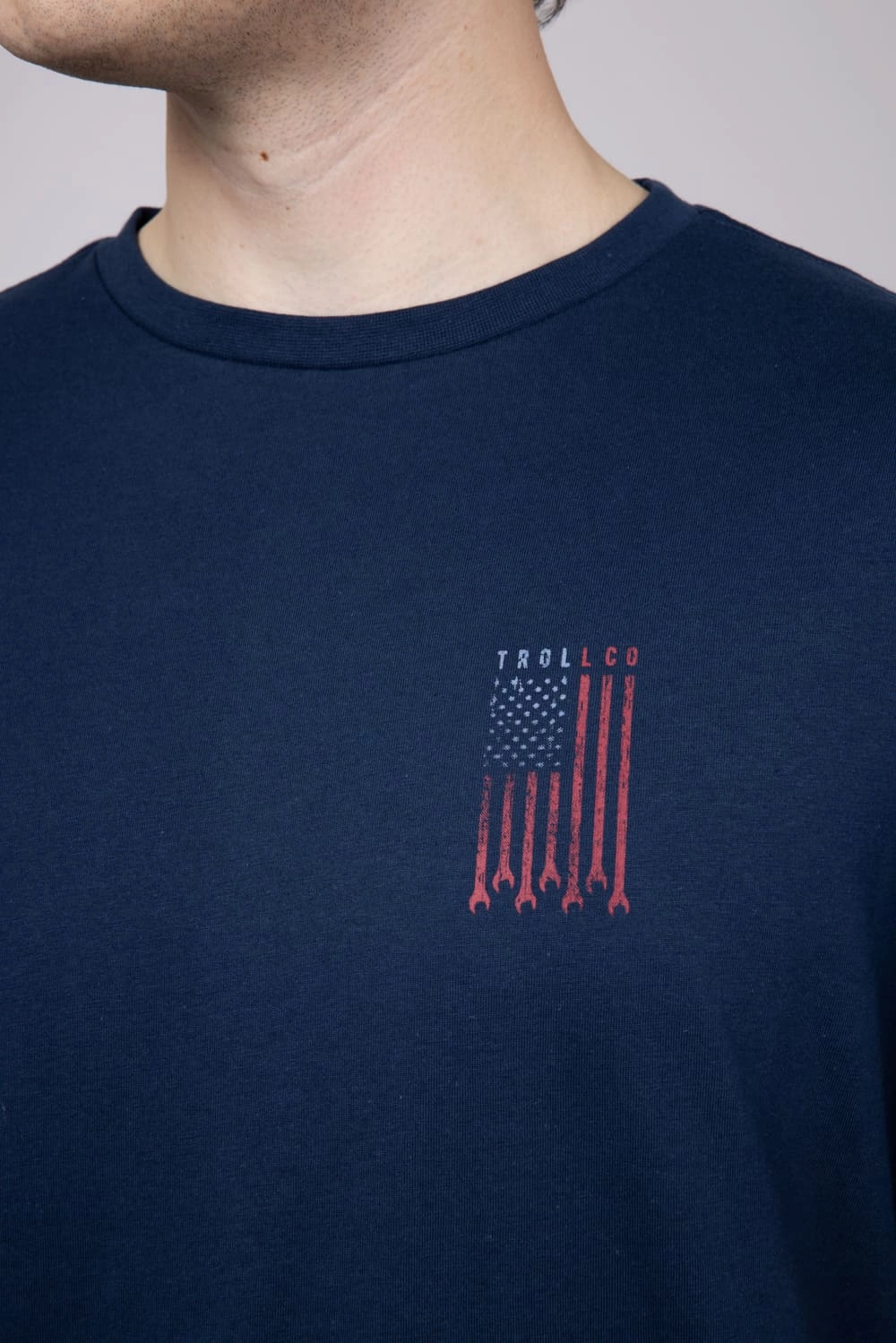 Troll Co Dirty Hands Clean Money Flagship T-Shirt for Men in Navy | TC2351-NAVY birthday party