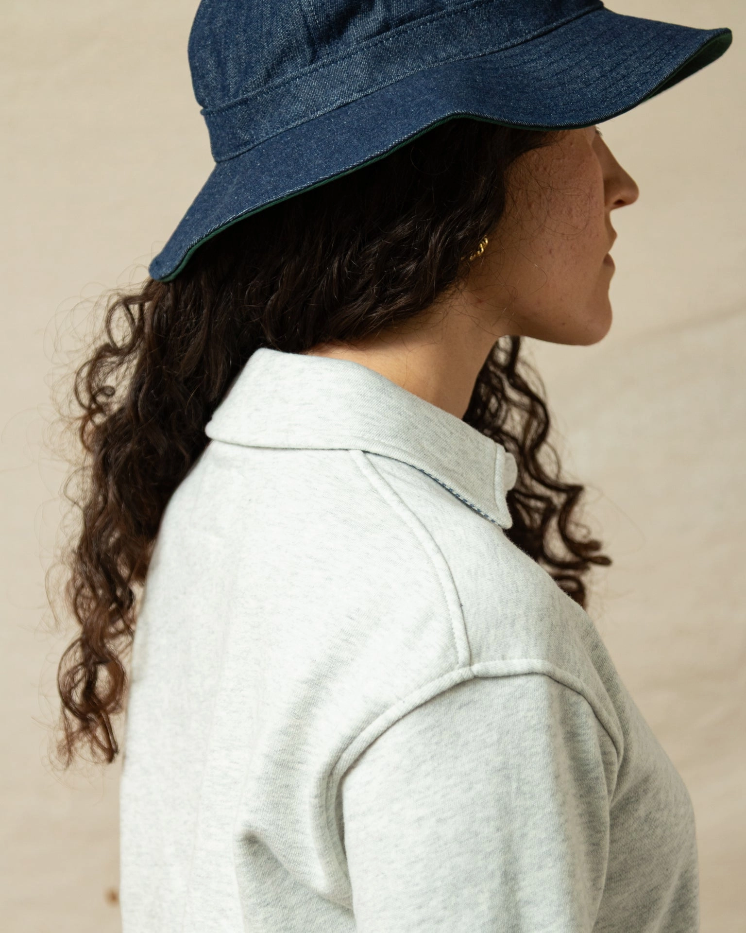 SoftTouchFinish Multi Directional Mobility Inlet Pullover in Collegiate Loopback Terry