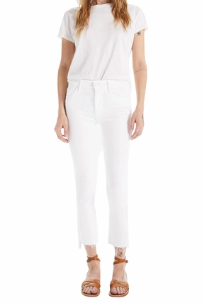 Sleek Waistband Casual Friday Versatile Insider Crop Step Fray in Fairest of Them All