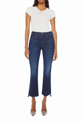 Insider Crop Step Fray in Off Limits Loose Spring Mood Relaxed Thigh Cut