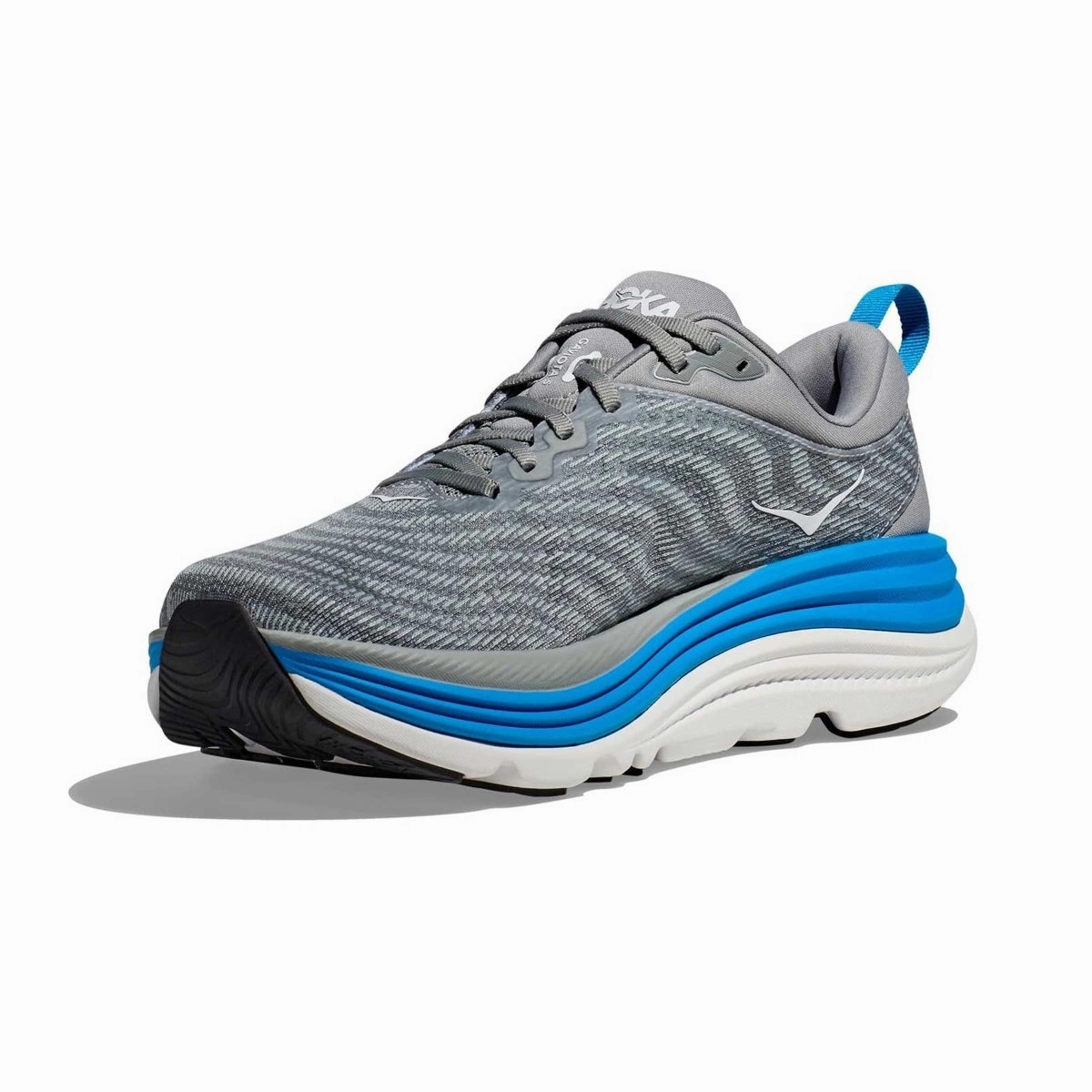 Hoka One One Men's Gaviota 5 Grey/Blue Fitness Footwear