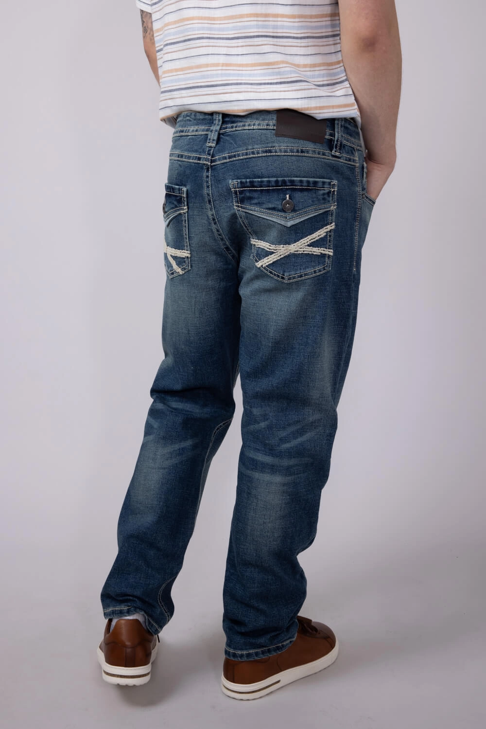 Eco Friendly Date Night Axel Jeans Danny Athletic Jeans for Men | AXMB0038-RUNOFF