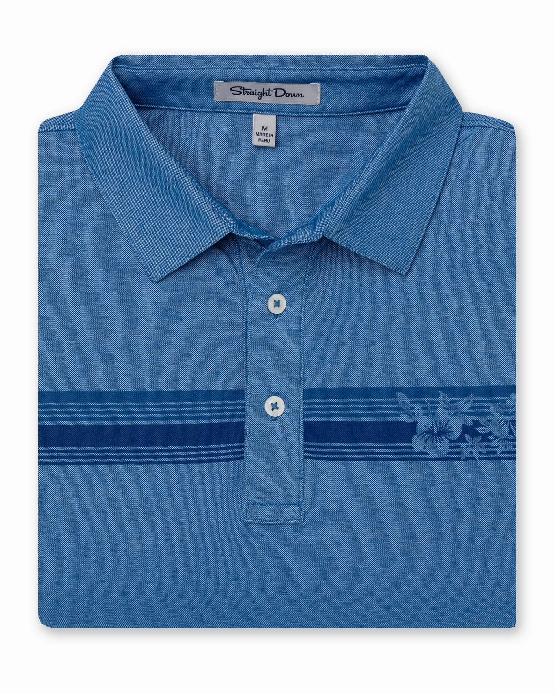 Island Stripe Polo - Federal AllPurpose Knitting