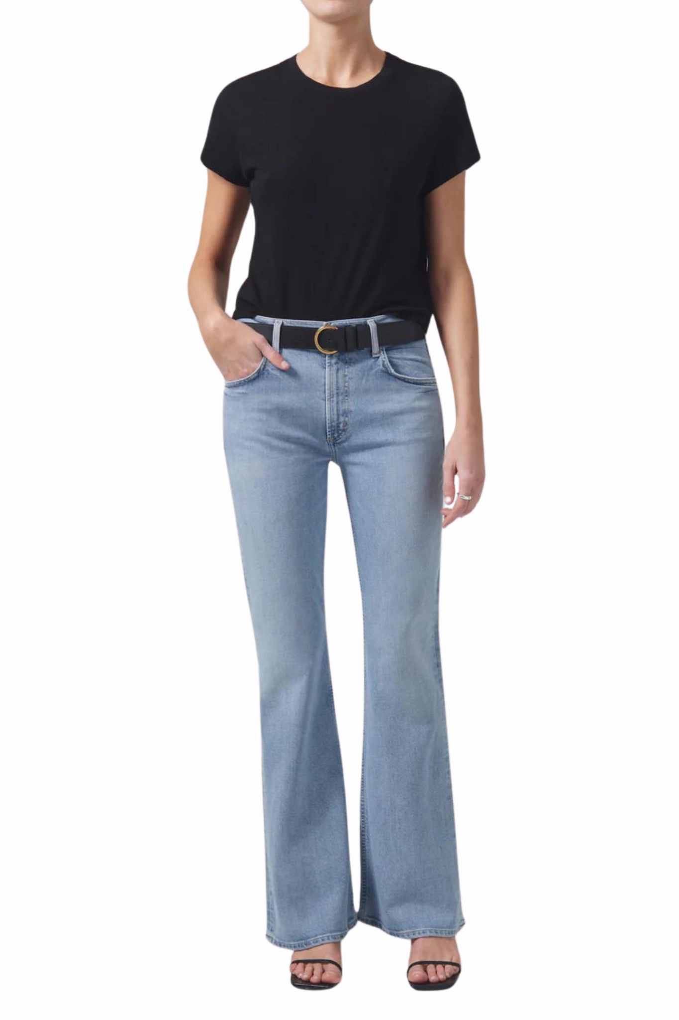 Earthy Rainy Day City Walk Isola Flare 32" in Coastline