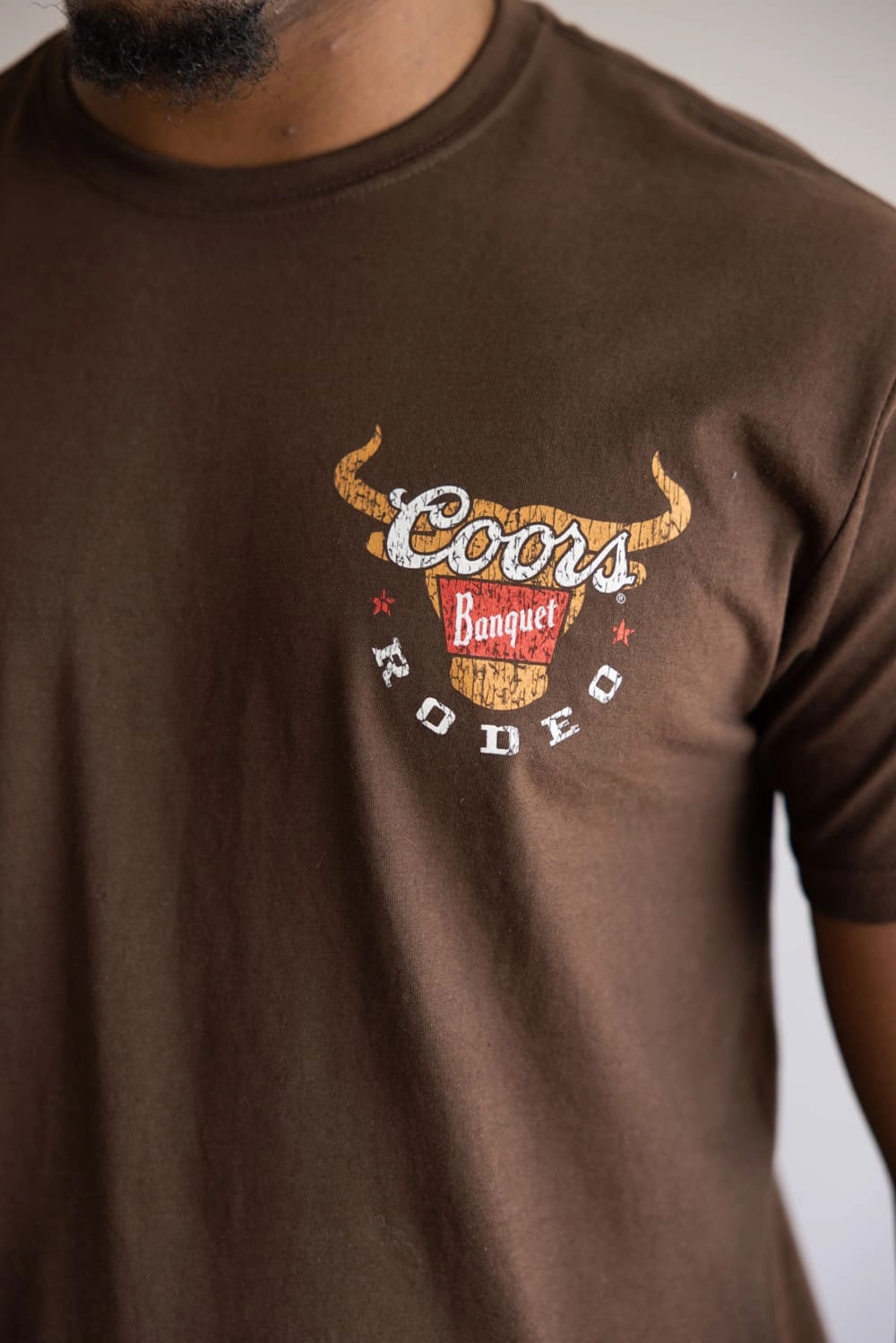 Coors Rodeo Steer Head T-Shirt for Men in Brown | 47-331-123-BROWN Fashionable