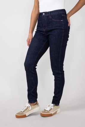 Judy Blue High Rise Dark Wash Heart Pocket Skinny Jeans for Women | 88916REG All Time Basic Neutral Piece