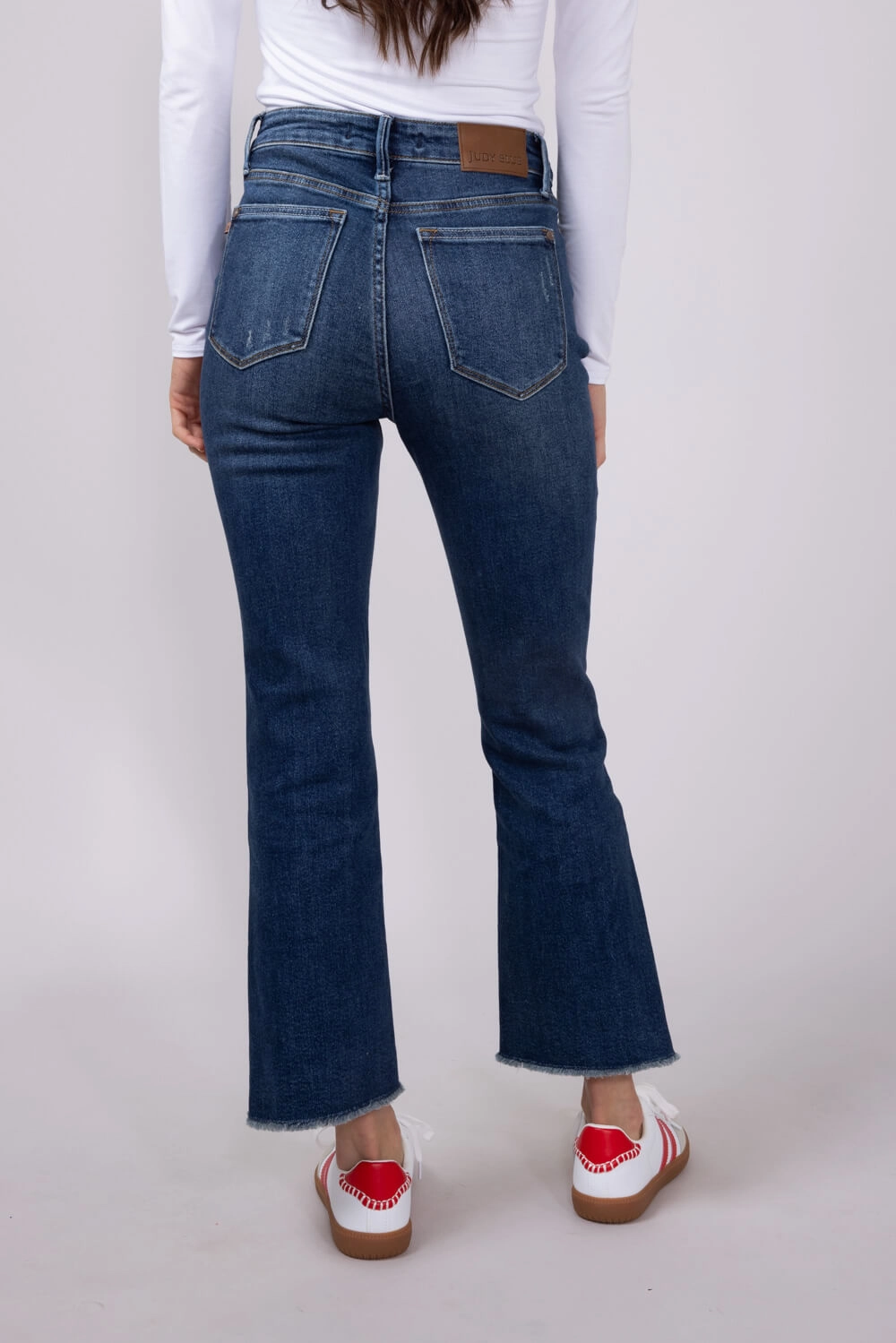 Judy Blue High Rise Vintage Kick Flare Jeans for Women | 88982REG Premium Elegant