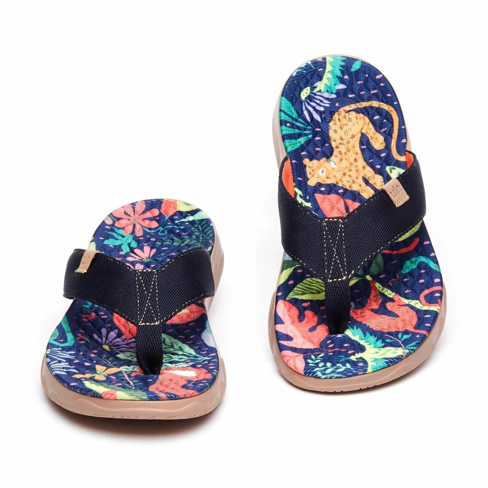 Jungle Party Women Majorca Flip Flops Dual Density Midsole Layer