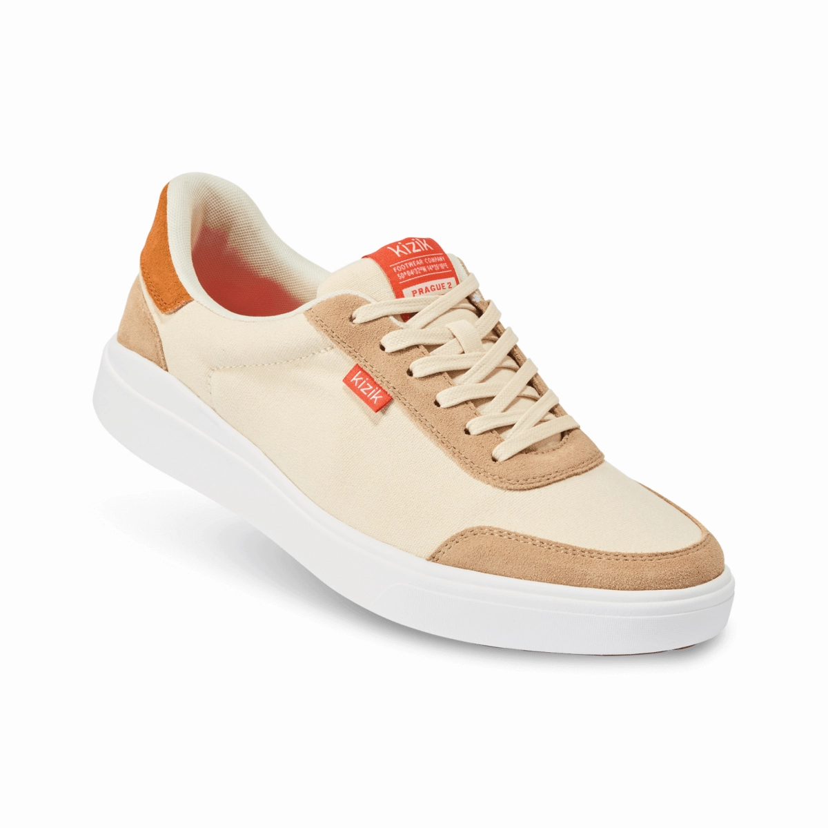 Kizik Men's Prague 2 Whitecap Grey Stand Long RemovableInsole