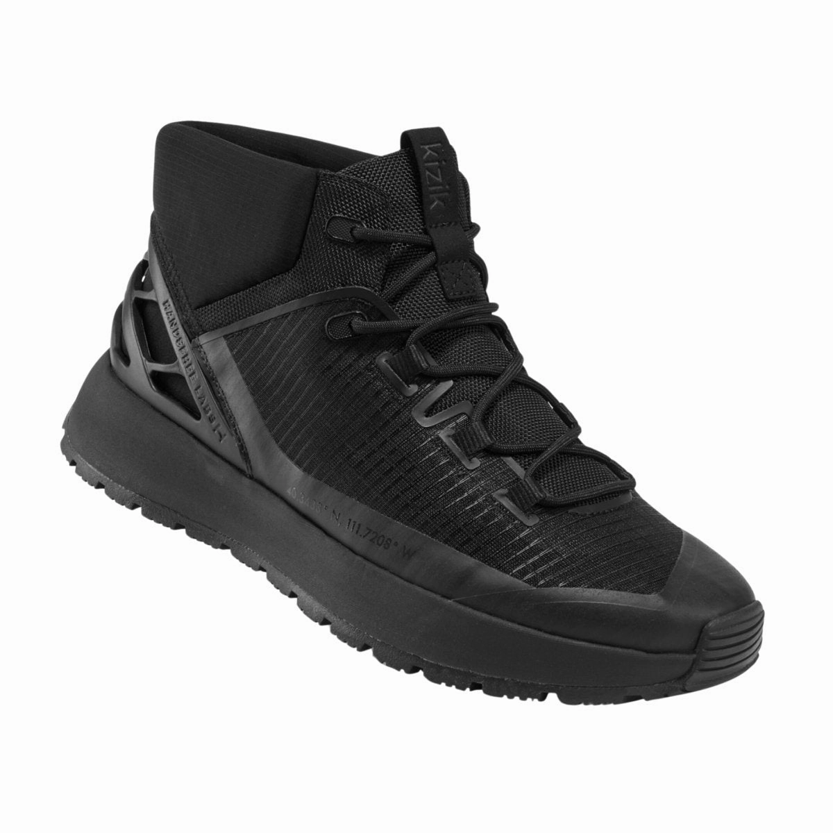Peak Fit Kizik Men's Wasatch Mid Blackout