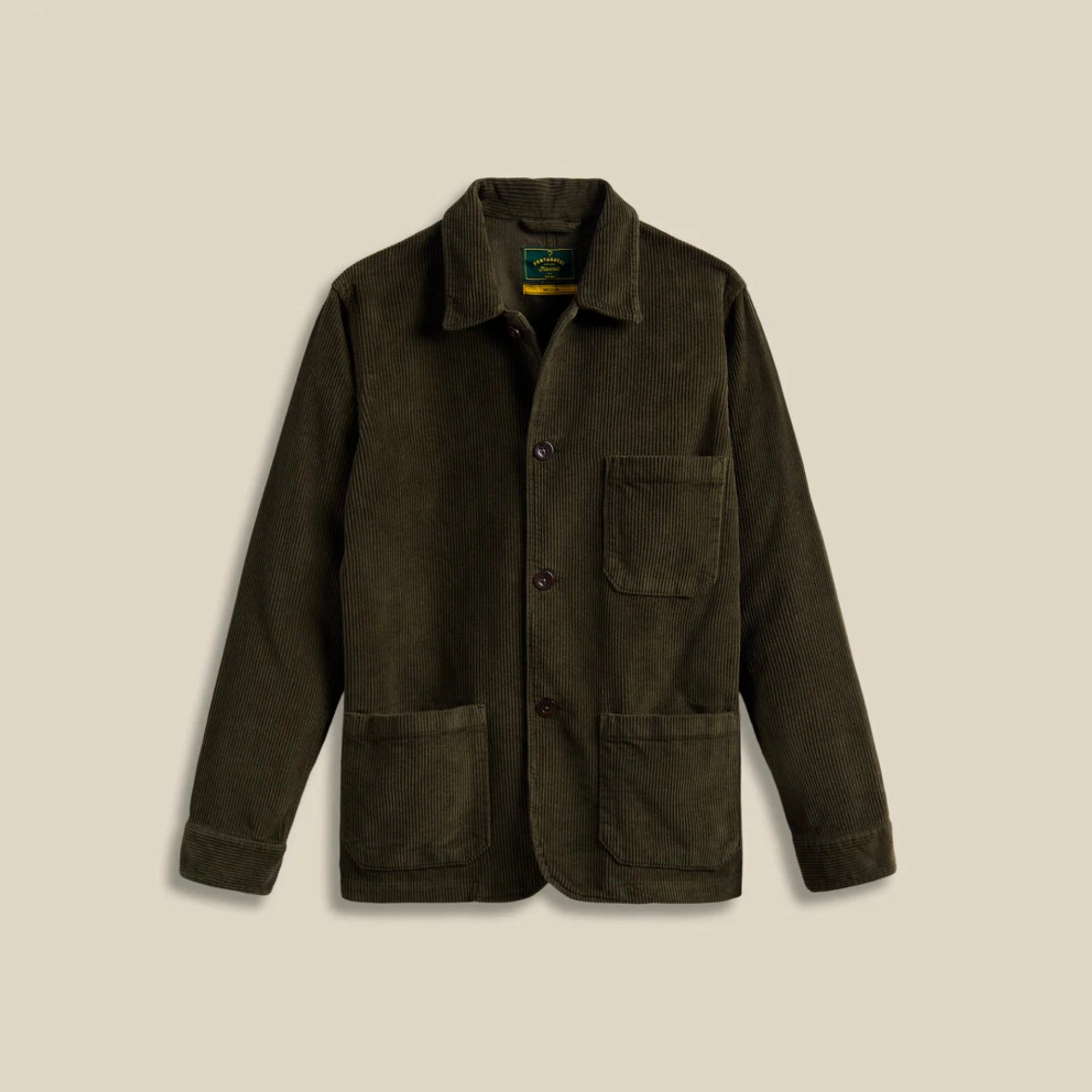 Labura Corduroy Jacket (Olive) AdjustableCuffs