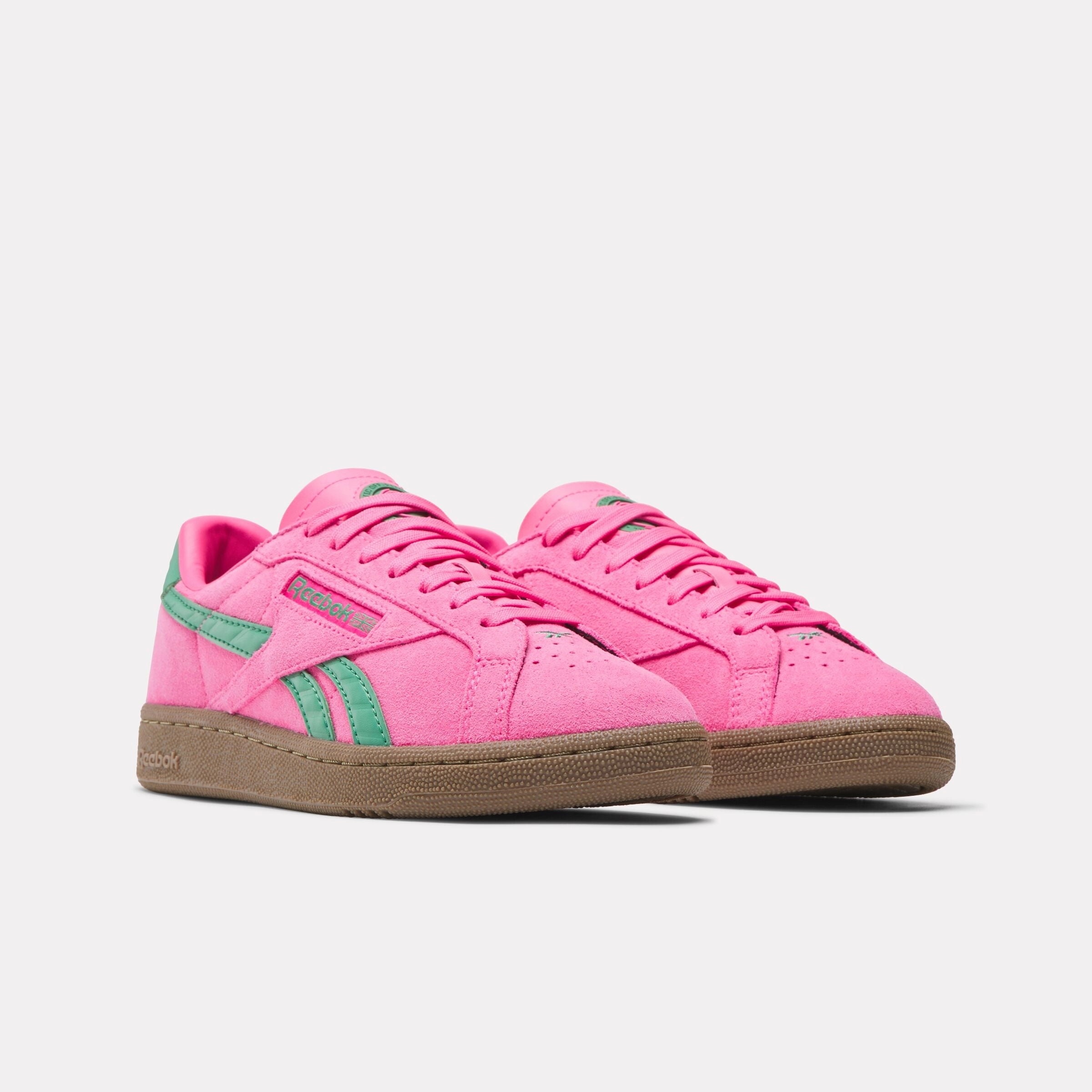 Cool Feet Move All Day Club C Ground UK Shoes (Atomic Pink   Upgrade Green   Gum)