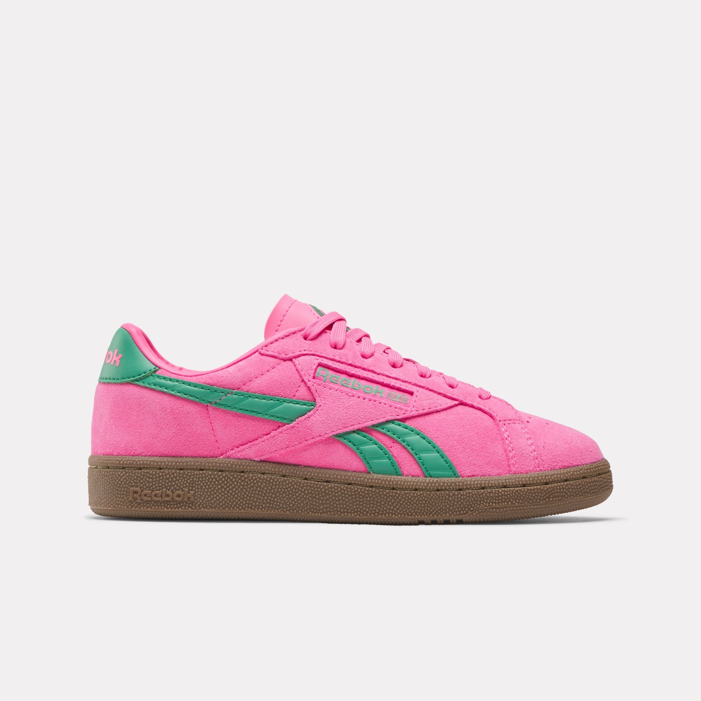 Club C Ground UK Shoes (Atomic Pink   Upgrade Green   Gum) Modern Outfit Trend Wear