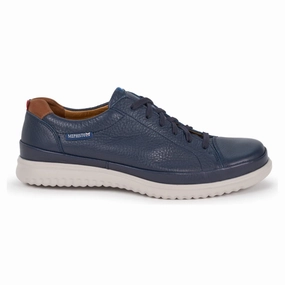 Mephisto Men's Thomas Navy Water Resistant Weave