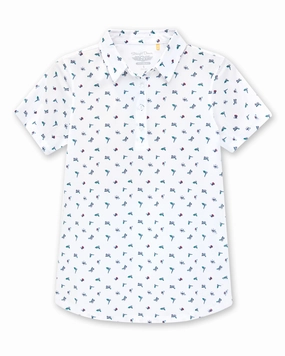 Street Fashion Classic Fit Lauren Polo - White