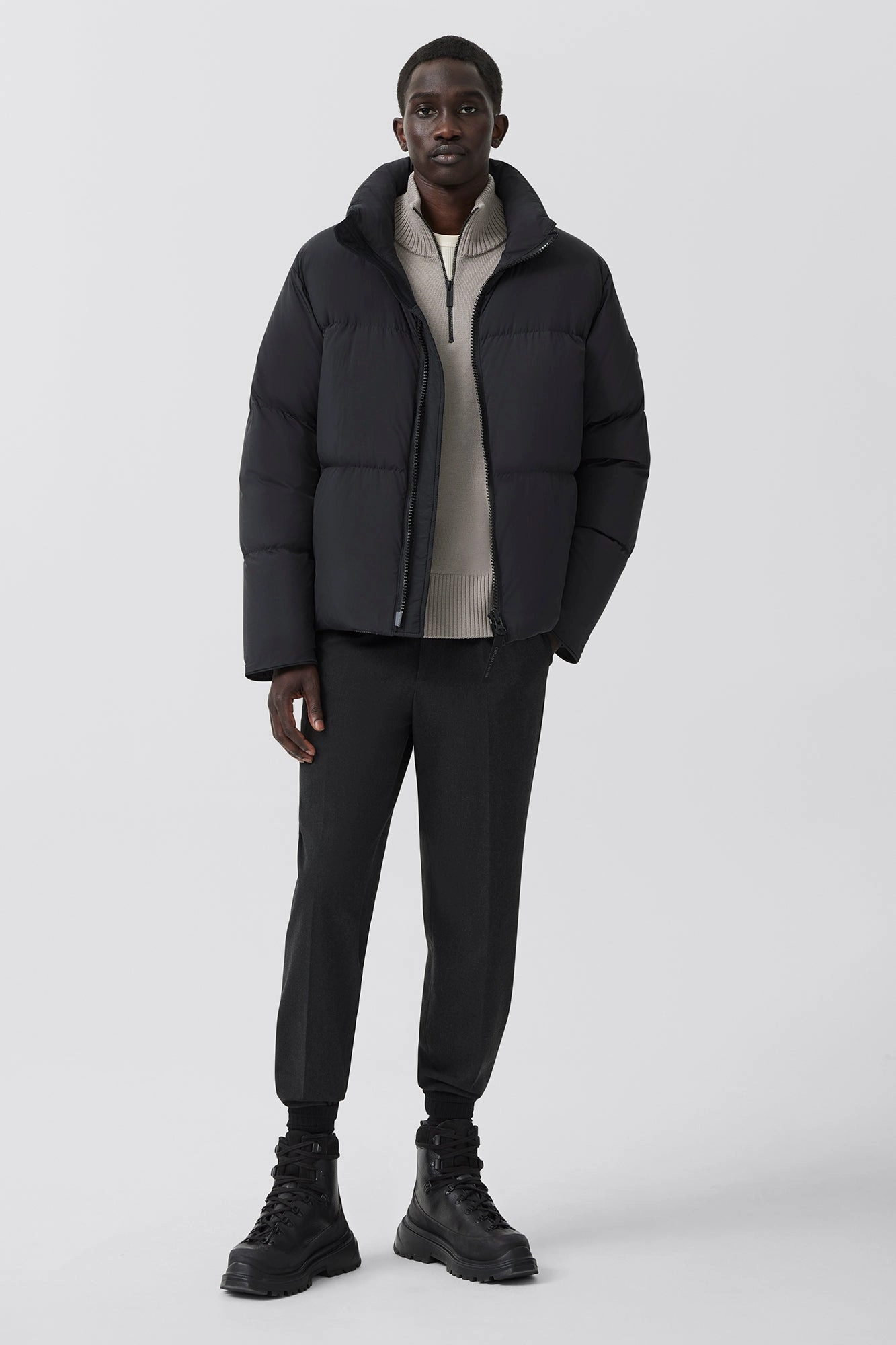 Canvas Make Effortless Layer Lawrence Puffer Jacket Black Label