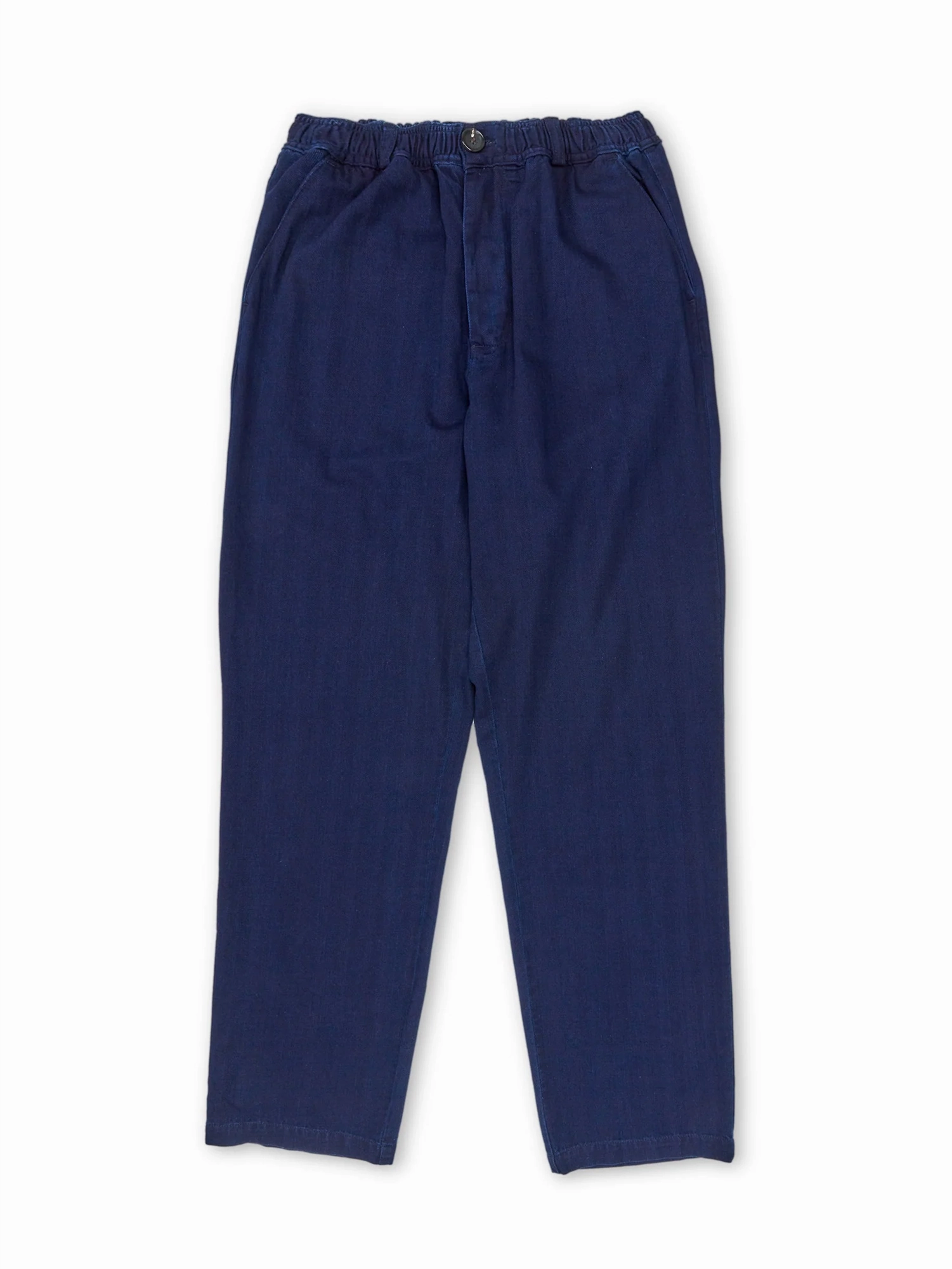 Timeless Design Ultra Soft Texture Drawstring Trousers Faye Indigo Blue