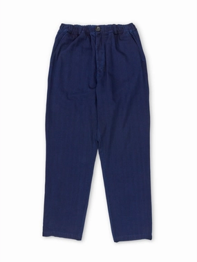 Timeless Design Ultra Soft Texture Drawstring Trousers Faye Indigo Blue