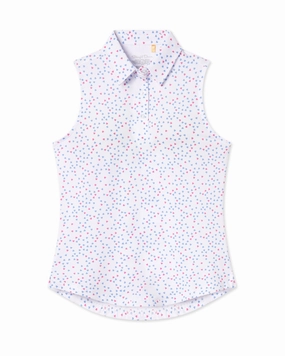 Cupid Sleeveless Polo - Carolina Soft Feel Sporty Elegance