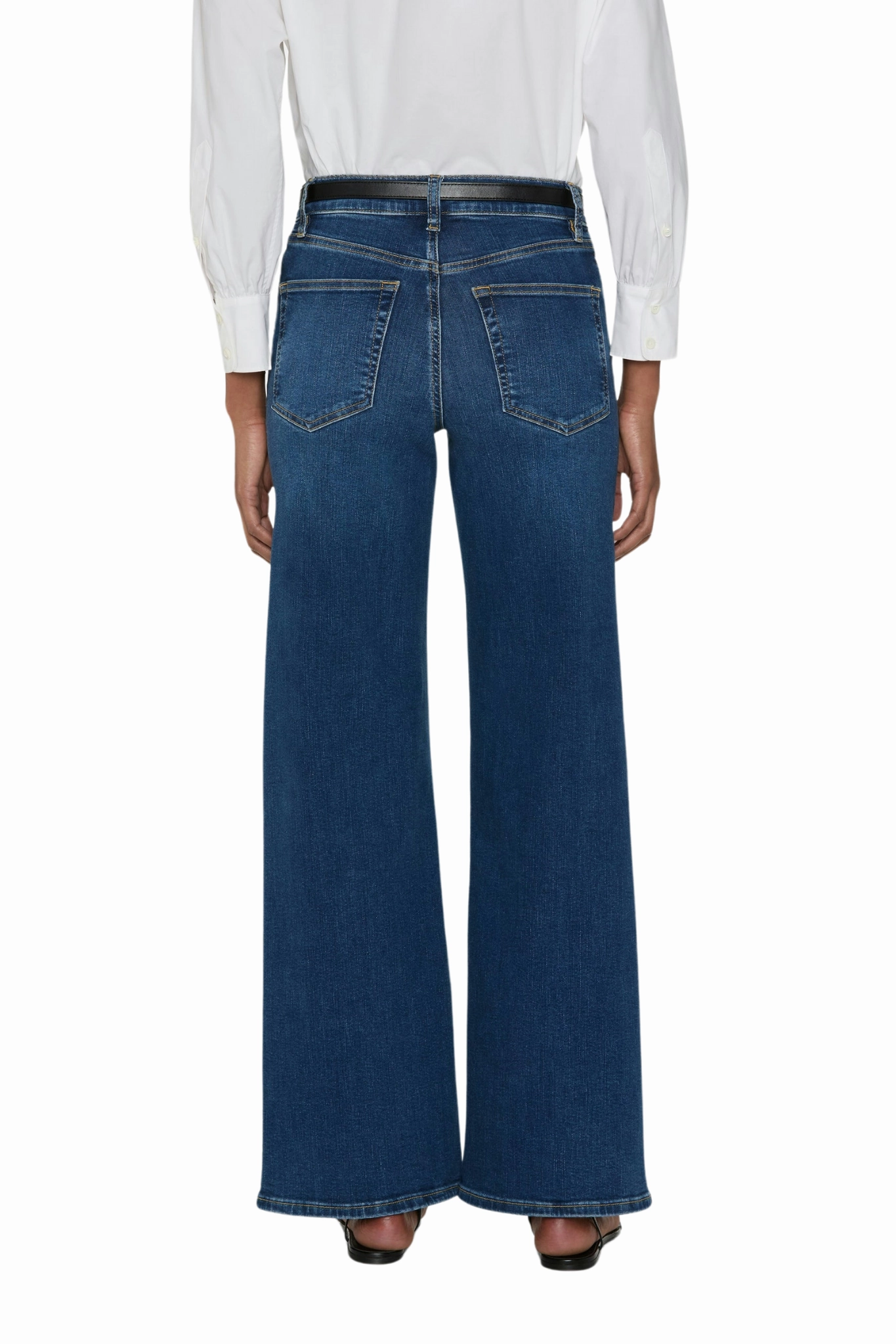 Recycled Cotton Blend Active Touch Le Slim Palazzo in Femma