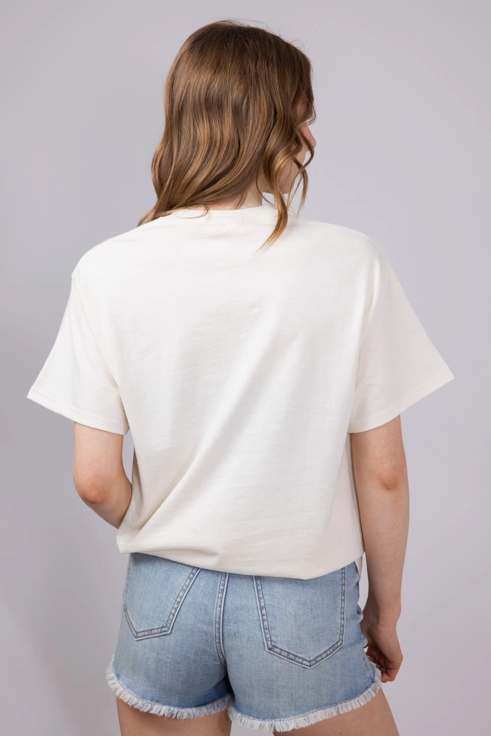 Les Sardine Stripe Oversized T-Shirt for Women in Ivory | 32917X-OTS-IVORY SlimFitDesign