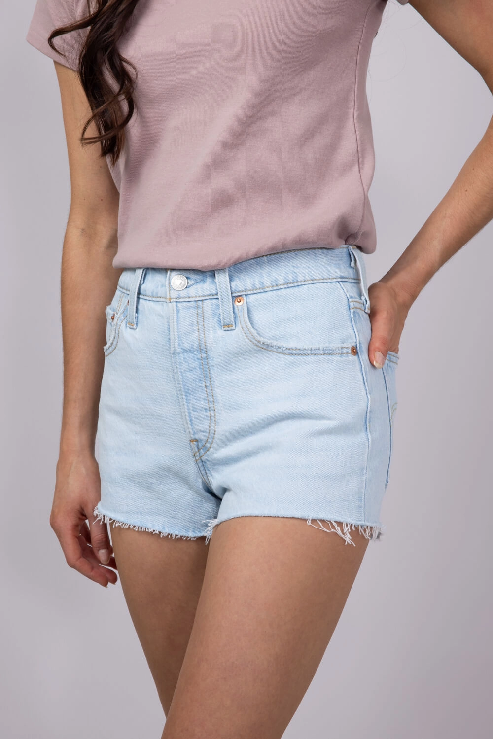 Levi??s 501 Original Disco Nights Denim Shorts for Women | 56327-0476 Cargo Pockets stretchy fabric