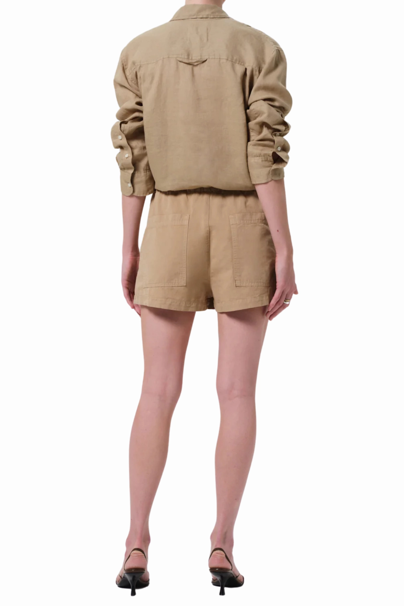 Bohemian style runners Este Drawstring Shorts in Catalina