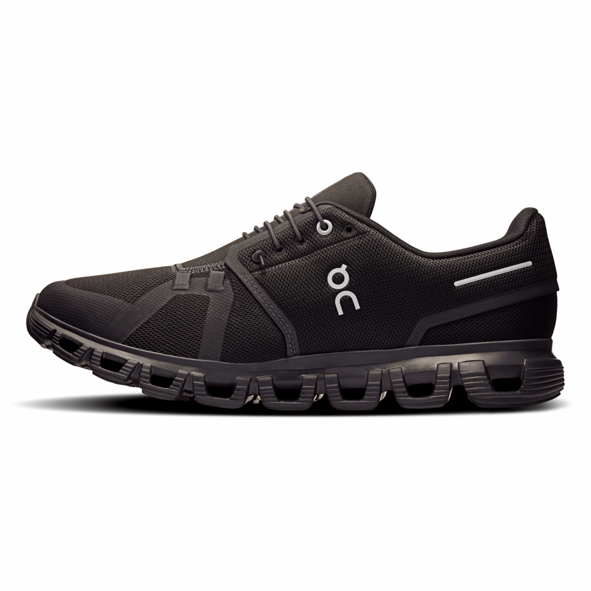Asymmetric Lacing On Running Men's Cloud 6 Black/Black