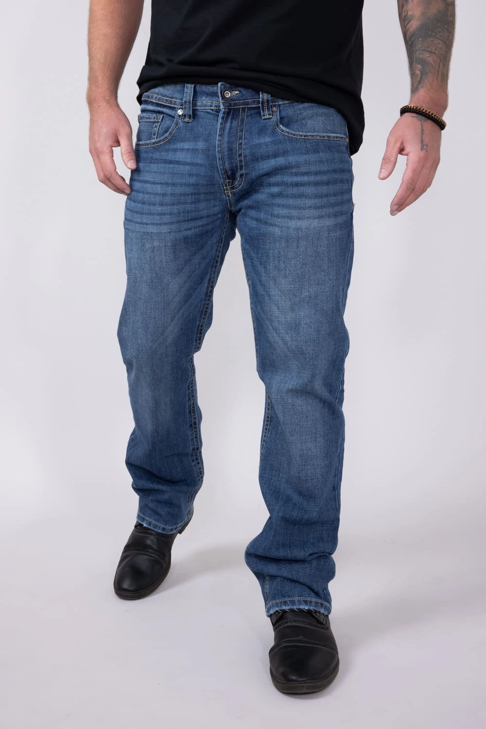 Classic Wear Party Look Softened Lining Axel Jeans James Classic Straight Jeans for Men | AXMB0044-STRAIGHT