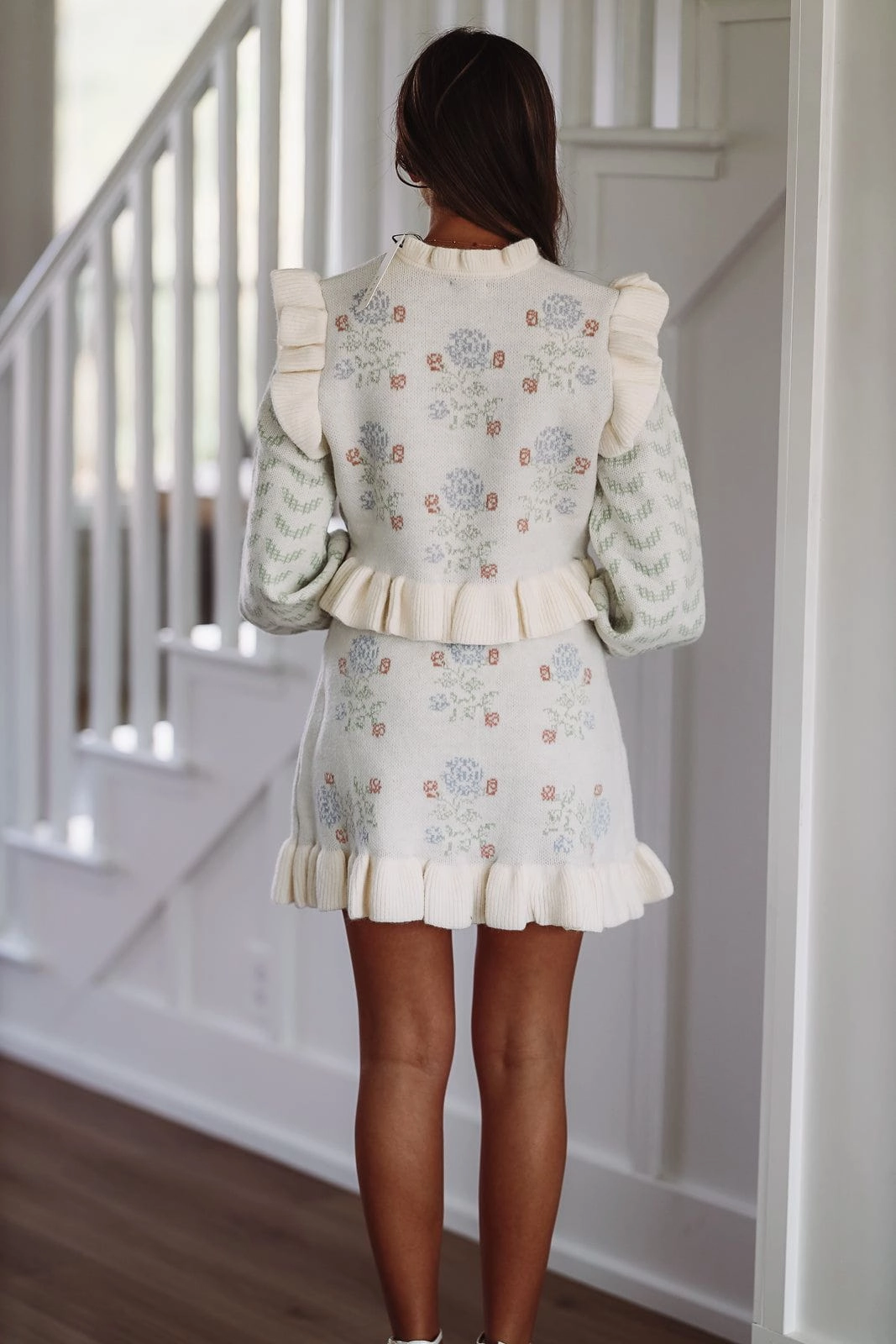 My Crush Knit Top and Skirt Set - Cream ReinforcedHems