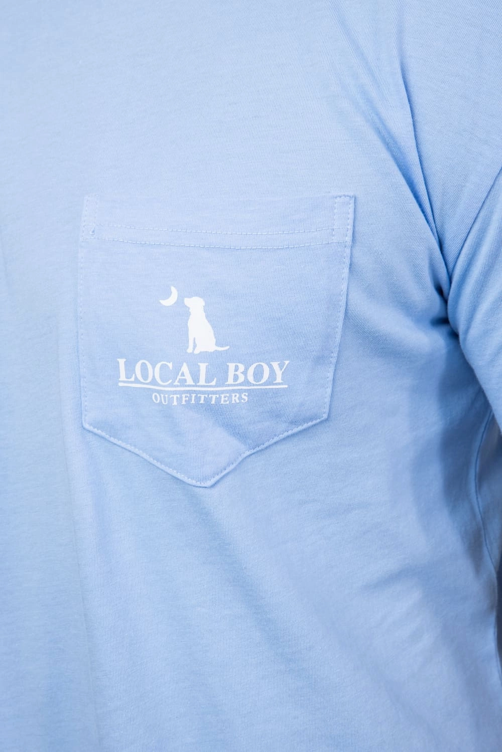 Local Boy Peppermint T-Shirt for Men in Washed Denim | L1000571-WSHDENIM UV protection layer Versatile Fit